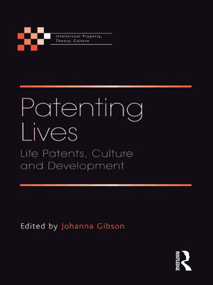 cover image of Patenting Lives